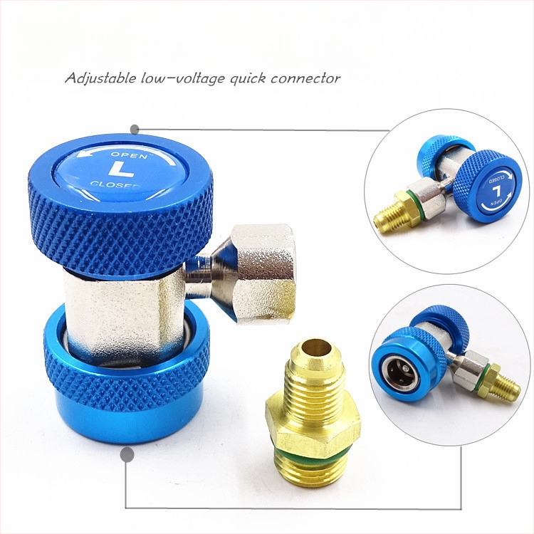 Automobiļa gaisa kondicionieris plus freona savienotāja aukstumaģenta pudeļu attaisāmā instrumentu piederumi augsta un zema spiediena savienotāja blīvgredzena spiediena mērītājs