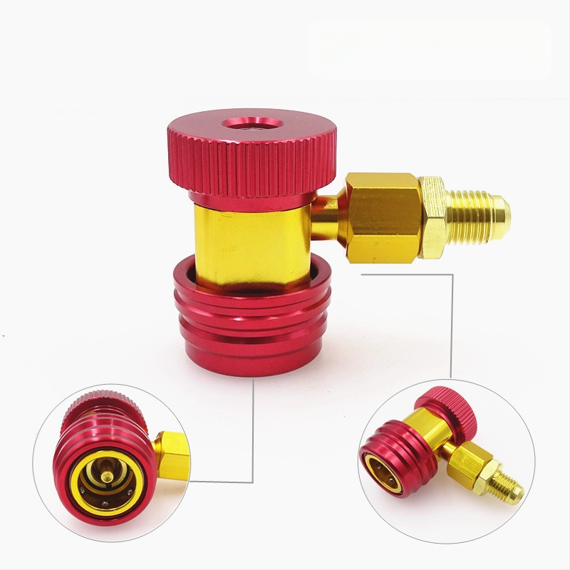 Automobiļa gaisa kondicionieris plus freona savienotāja aukstumaģenta pudeļu attaisāmā instrumentu piederumi augsta un zema spiediena savienotāja blīvgredzena spiediena mērītājs