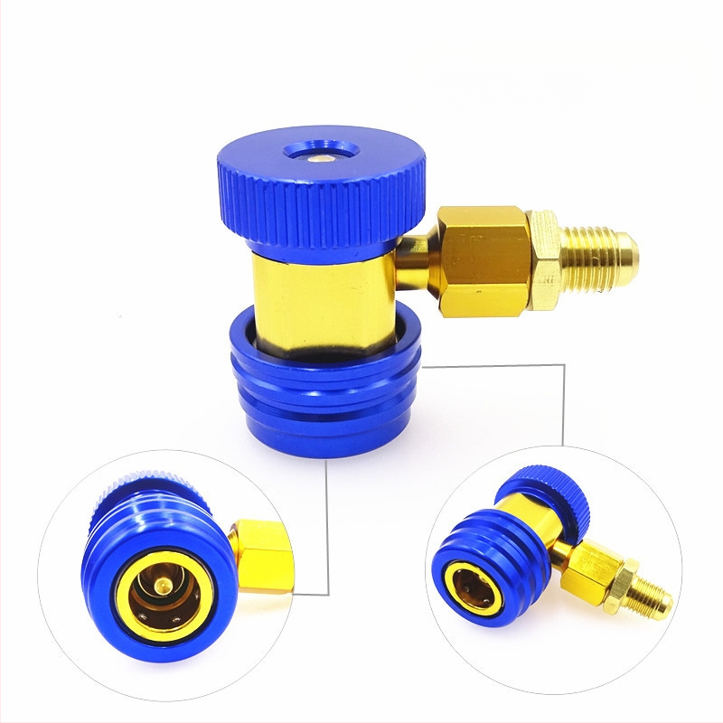 Automobiļa gaisa kondicionieris plus freona savienotāja aukstumaģenta pudeļu attaisāmā instrumentu piederumi augsta un zema spiediena savienotāja blīvgredzena spiediena mērītājs