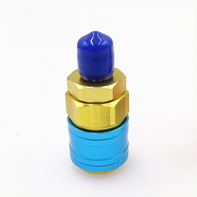 Automobiļa gaisa kondicionieris plus freona savienotāja aukstumaģenta pudeļu attaisāmā instrumentu piederumi augsta un zema spiediena savienotāja blīvgredzena spiediena mērītājs