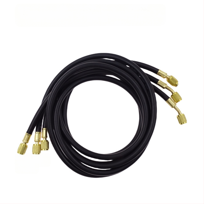 Automobiļa gaisa kondicionieris plus freona savienotāja aukstumaģenta pudeļu attaisāmā instrumentu piederumi augsta un zema spiediena savienotāja blīvgredzena spiediena mērītājs