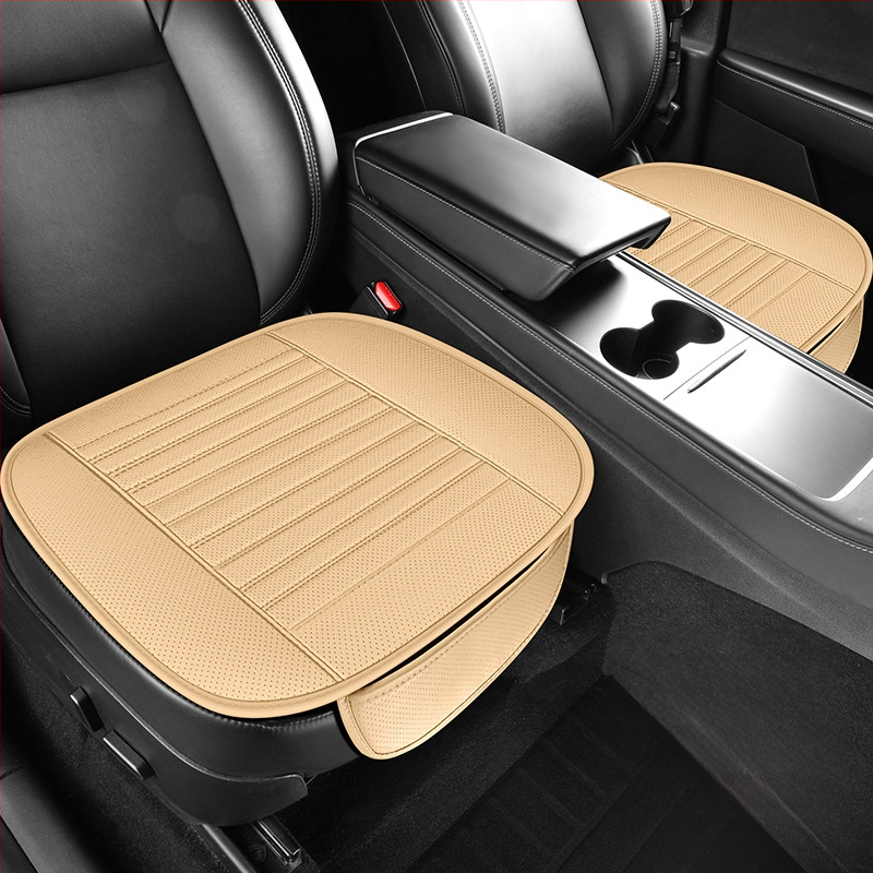 2025. aasta uus täisnahast autoistmepadja kolmeosaline komplekt igaks aastaajaks