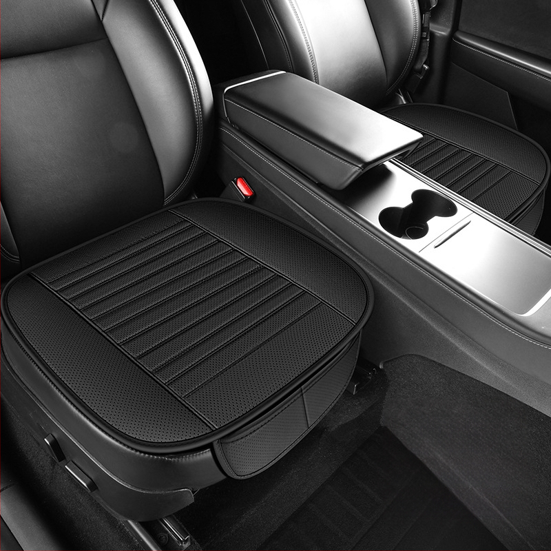 2025. aasta uus täisnahast autoistmepadja kolmeosaline komplekt igaks aastaajaks