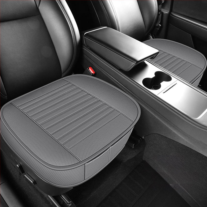 2025. aasta uus täisnahast autoistmepadja kolmeosaline komplekt igaks aastaajaks