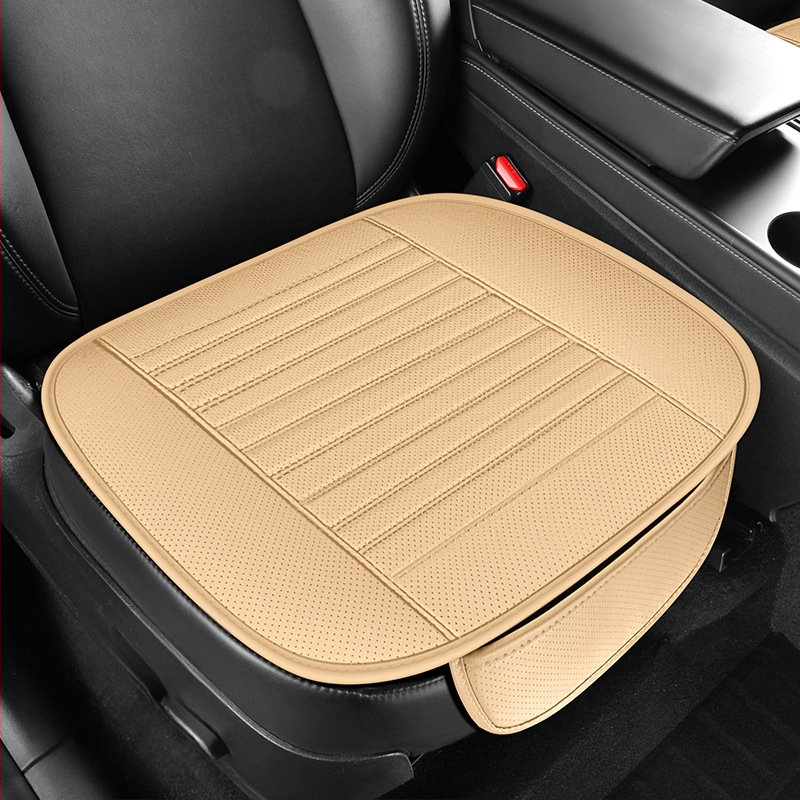 2025. aasta uus täisnahast autoistmepadja kolmeosaline komplekt igaks aastaajaks