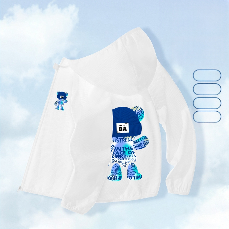 Berniukų drabužiai nuo saulės, 2025 m. vasarai, nauja universali striukė, skirta vaikams, skirtiems lauko sportui, nuo saulės, berniukiški kvėpuojantys vasaros drabužiai.