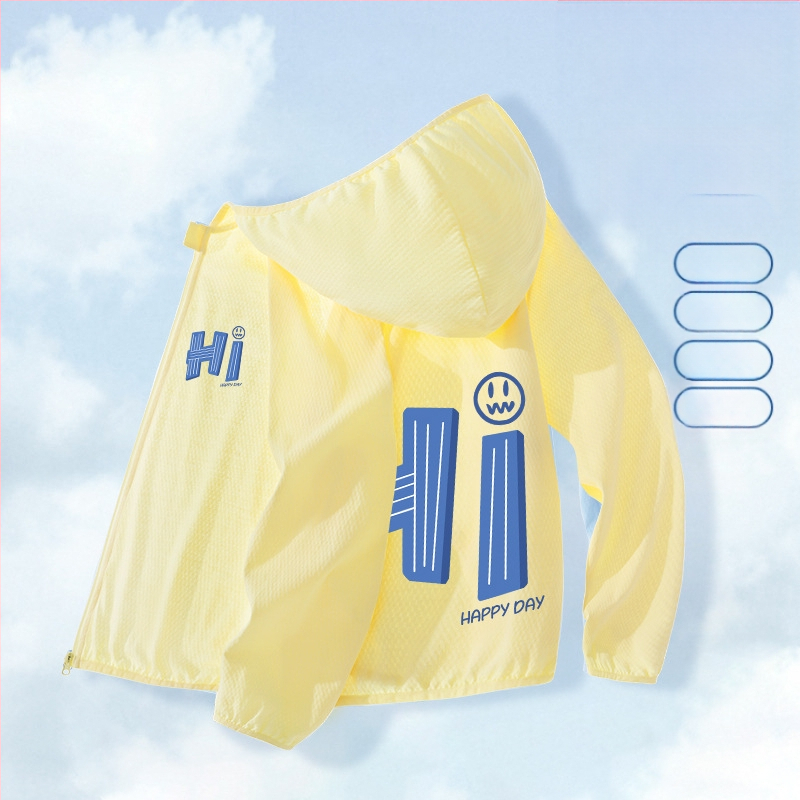 Berniukų drabužiai nuo saulės, 2025 m. vasarai, nauja universali striukė, skirta vaikams, skirtiems lauko sportui, nuo saulės, berniukiški kvėpuojantys vasaros drabužiai.