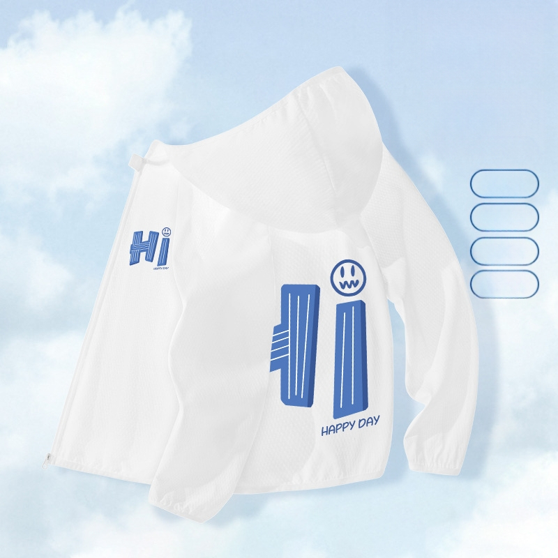 Berniukų drabužiai nuo saulės, 2025 m. vasarai, nauja universali striukė, skirta vaikams, skirtiems lauko sportui, nuo saulės, berniukiški kvėpuojantys vasaros drabužiai.