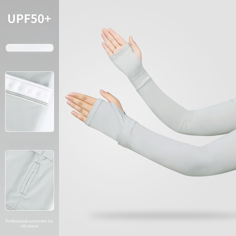 Ruidong lauko dviračių ledo rankovė vasarinė ledo pojūčio vienspalvė kvėpuojanti rankos rankovė Ice Silk neslystanti rankovė ledo rankovė didmeninė prekyba