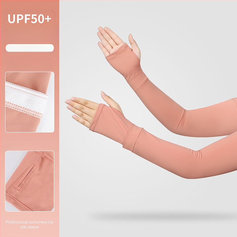 Ruidong lauko dviračių ledo rankovė vasarinė ledo pojūčio vienspalvė kvėpuojanti rankos rankovė Ice Silk neslystanti rankovė ledo rankovė didmeninė prekyba
