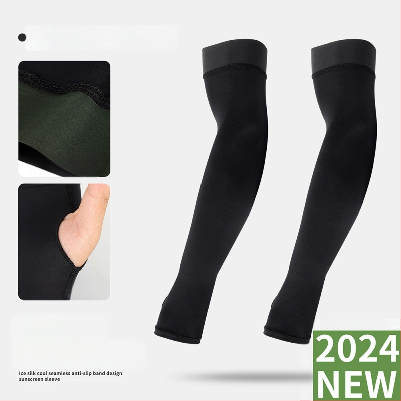 Ruidong lauko dviračių ledo rankovė vasarinė ledo pojūčio vienspalvė kvėpuojanti rankos rankovė Ice Silk neslystanti rankovė ledo rankovė didmeninė prekyba