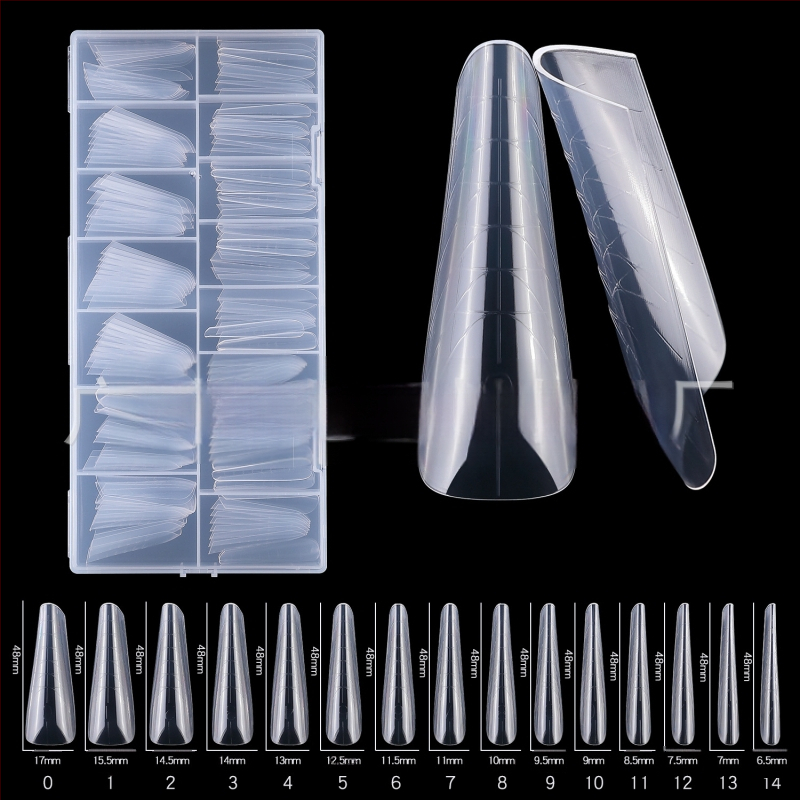 Piiriülene uus 150 kristallküünepikendus ilma paberihoidjata kiire fototeraapia küünte pikendamiseks ja laiendamiseks kunstküüned