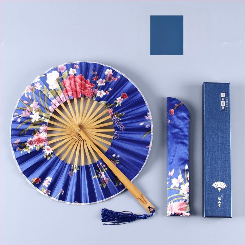 Antiikne väike ümmargune kokkupandav daamide tuuleveski ventilaator Hiina stiilis retro väike ventilaator suvine kingitus kokkupandav ventilaator hulgimüük