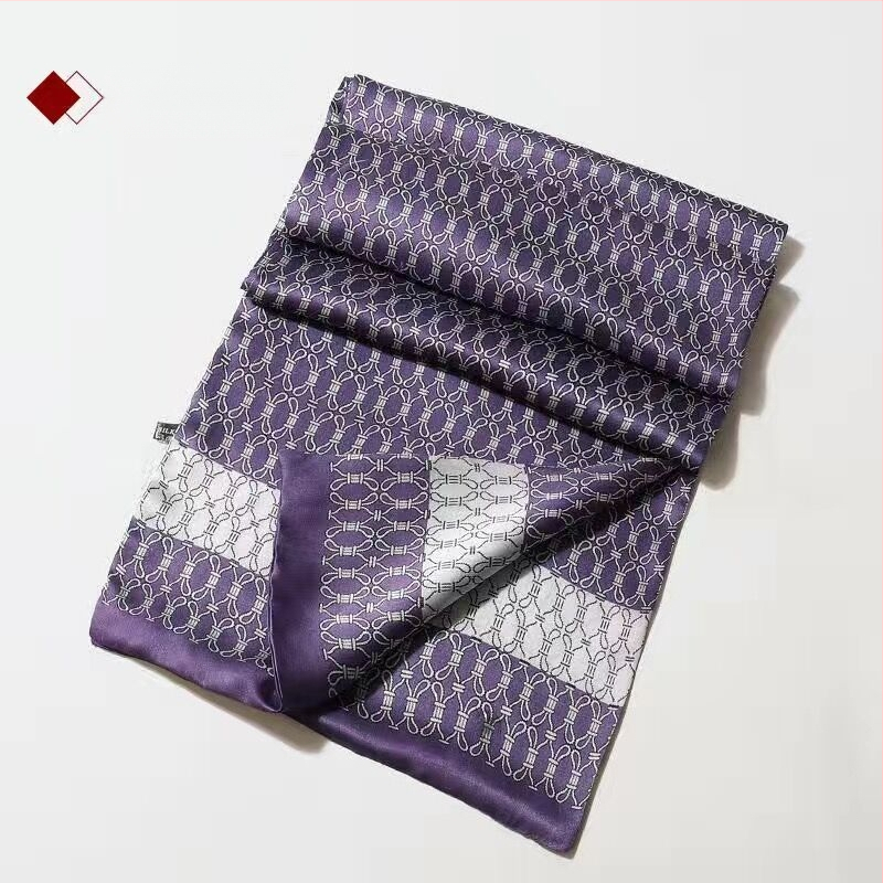 100% zīdkoka zīda vīriešu šalle, divslāņu zīda šalle, rūtaina, vīriešu angļu stila pusmūža un vecu vīriešu šalle, rudens un ziemas plāna