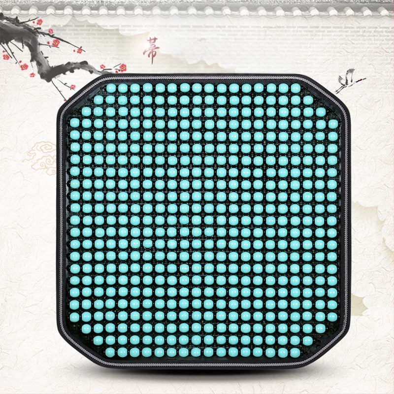 Autoistmepadi suvine uus lahe matt ühes tükis helmestega kolmeosaline komplekt tagumine vöökoht vahtra helmestega matt autoistmepadi