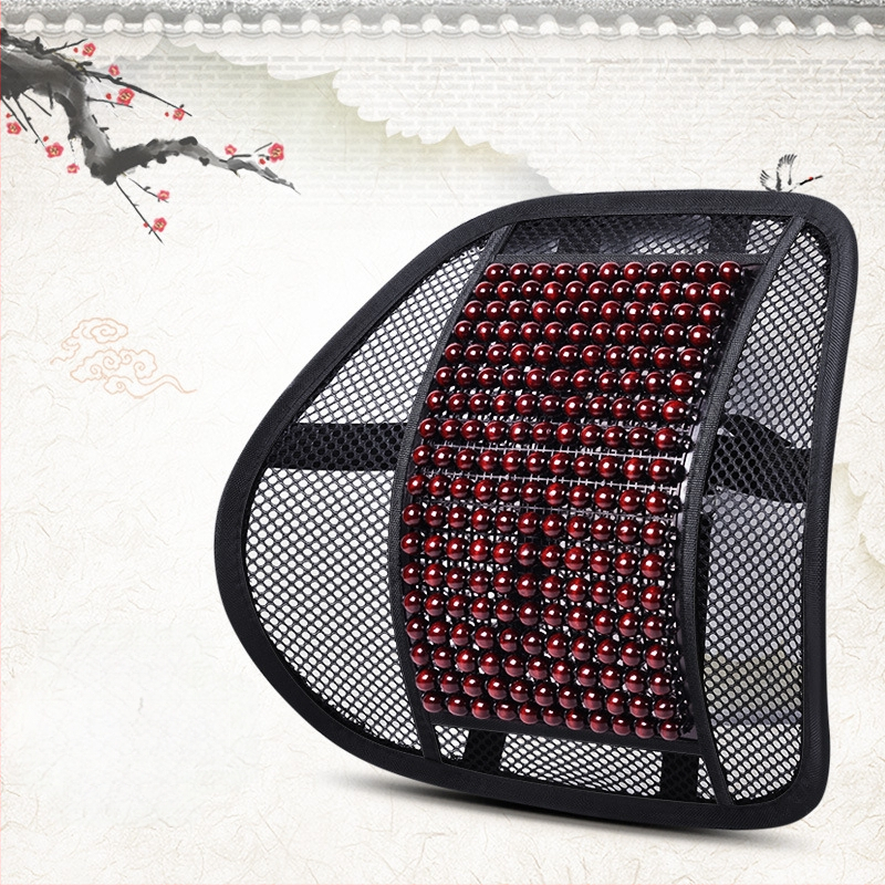 Autoistmepadi suvine uus lahe matt ühes tükis helmestega kolmeosaline komplekt tagumine vöökoht vahtra helmestega matt autoistmepadi