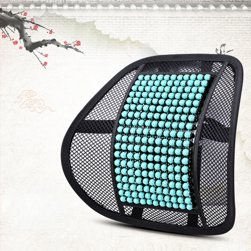 Autoistmepadi suvine uus lahe matt ühes tükis helmestega kolmeosaline komplekt tagumine vöökoht vahtra helmestega matt autoistmepadi