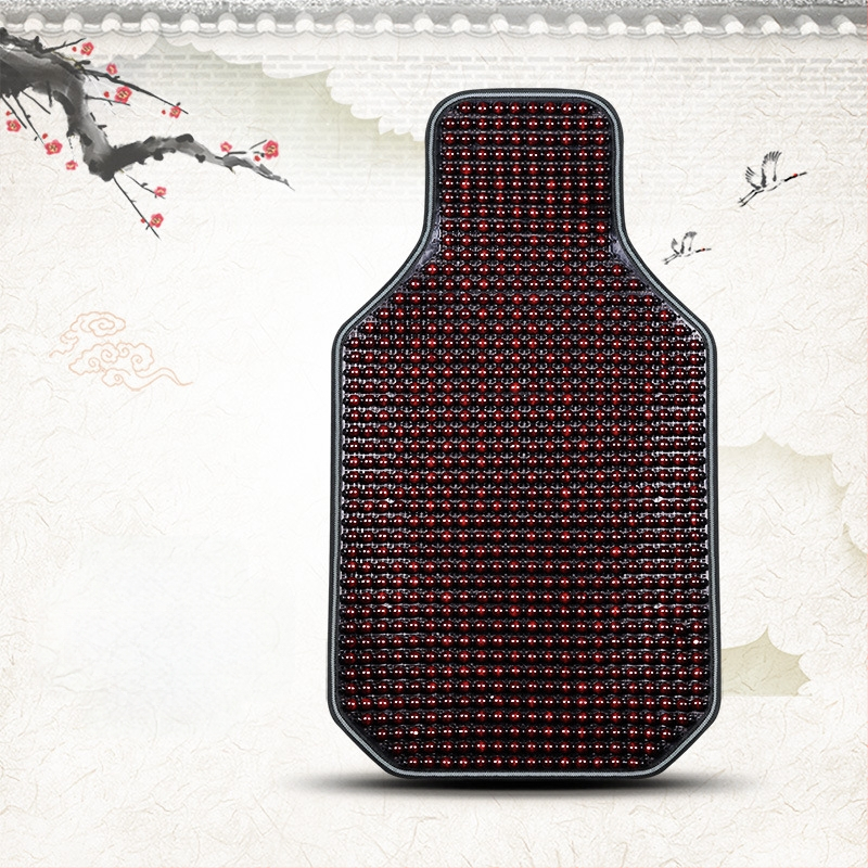 Autoistmepadi suvine uus lahe matt ühes tükis helmestega kolmeosaline komplekt tagumine vöökoht vahtra helmestega matt autoistmepadi