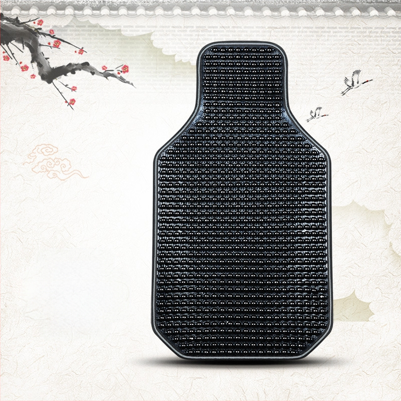 Autoistmepadi suvine uus lahe matt ühes tükis helmestega kolmeosaline komplekt tagumine vöökoht vahtra helmestega matt autoistmepadi