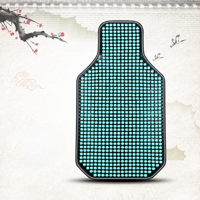 Autoistmepadi suvine uus lahe matt ühes tükis helmestega kolmeosaline komplekt tagumine vöökoht vahtra helmestega matt autoistmepadi