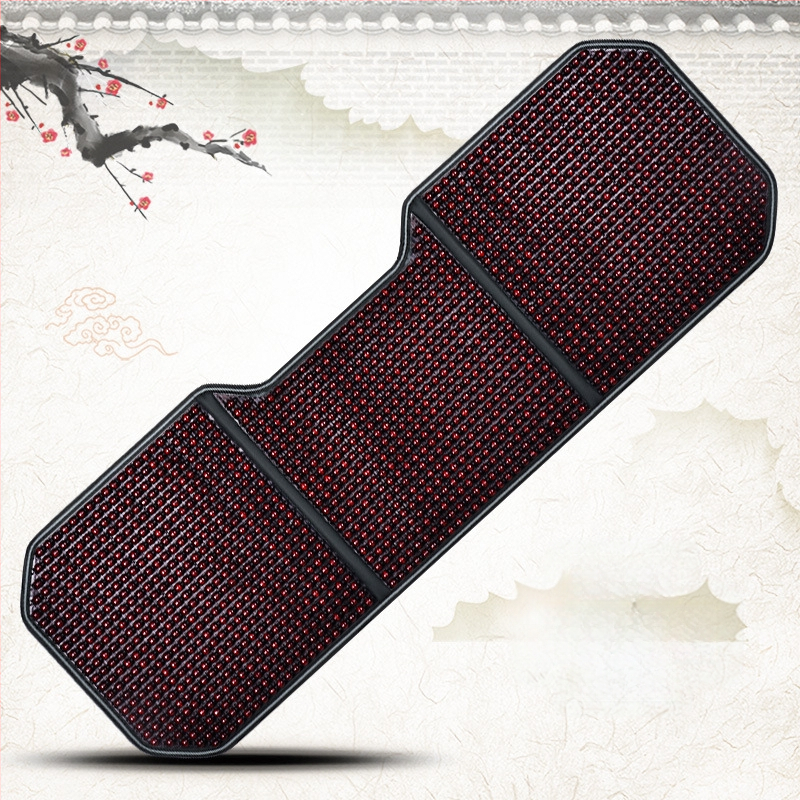 Autoistmepadi suvine uus lahe matt ühes tükis helmestega kolmeosaline komplekt tagumine vöökoht vahtra helmestega matt autoistmepadi