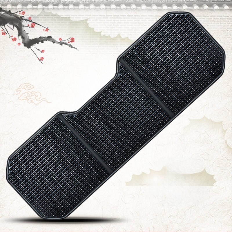 Autoistmepadi suvine uus lahe matt ühes tükis helmestega kolmeosaline komplekt tagumine vöökoht vahtra helmestega matt autoistmepadi