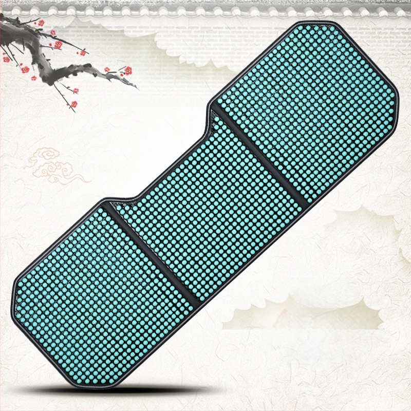 Autoistmepadi suvine uus lahe matt ühes tükis helmestega kolmeosaline komplekt tagumine vöökoht vahtra helmestega matt autoistmepadi