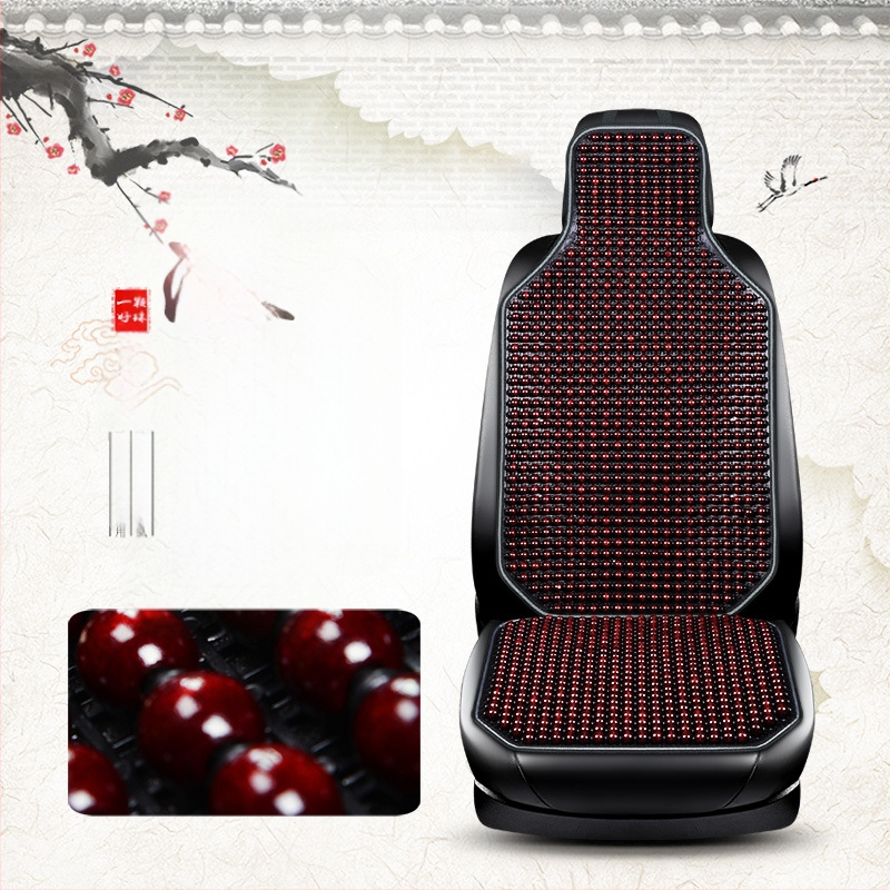 Autoistmepadi suvine uus lahe matt ühes tükis helmestega kolmeosaline komplekt tagumine vöökoht vahtra helmestega matt autoistmepadi