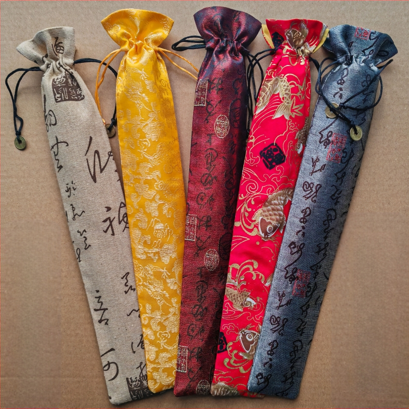 ♡Kokkupandav lehvikkott, lehvikkott, 6/7/8/9,5/10 tolli, linane brokaat, puuvillane kalligraafiline lehvik, kraanakirjaga