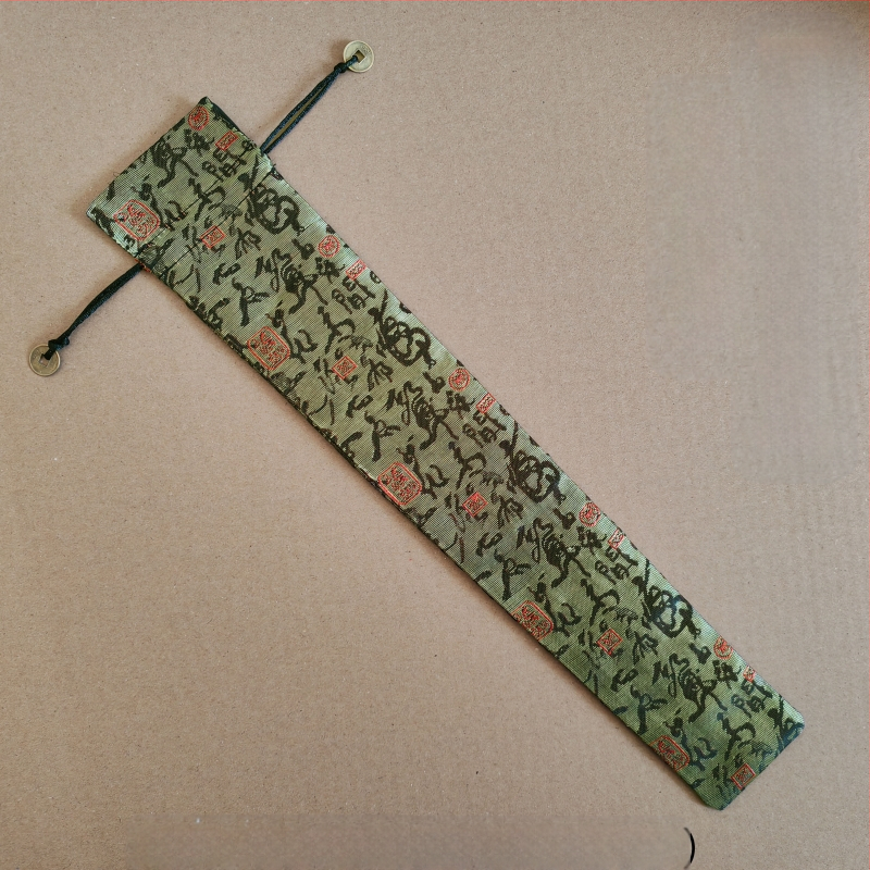 ♡Kokkupandav lehvikkott, lehvikkott, 6/7/8/9,5/10 tolli, linane brokaat, puuvillane kalligraafiline lehvik, kraanakirjaga