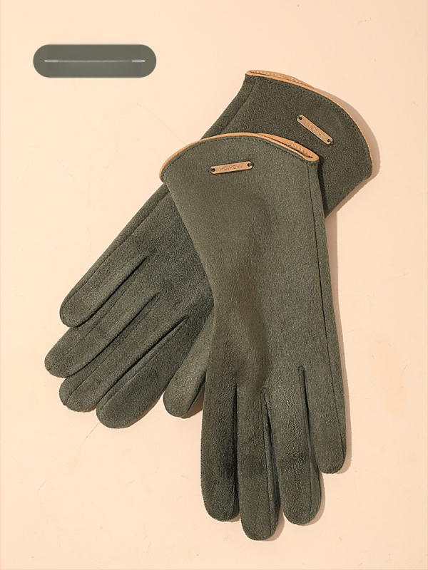 Seemisnahast kindad naistele kevad- ja sügistalvised ratsutamiskindad, puutetundliku ekraaniga, fliisvoodriga, talvised tuulekindlad jalgrattasõidukindad