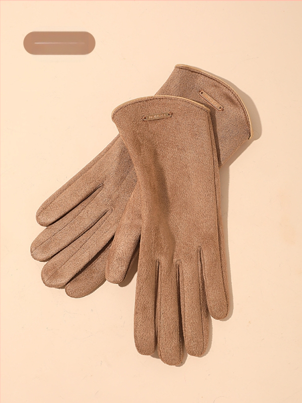 Seemisnahast kindad naistele kevad- ja sügistalvised ratsutamiskindad, puutetundliku ekraaniga, fliisvoodriga, talvised tuulekindlad jalgrattasõidukindad