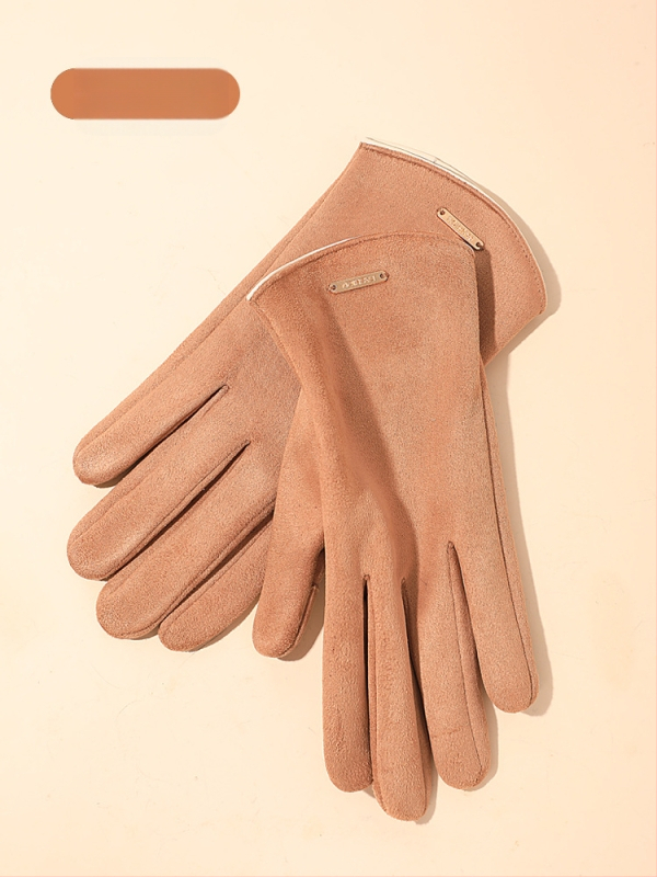 Seemisnahast kindad naistele kevad- ja sügistalvised ratsutamiskindad, puutetundliku ekraaniga, fliisvoodriga, talvised tuulekindlad jalgrattasõidukindad