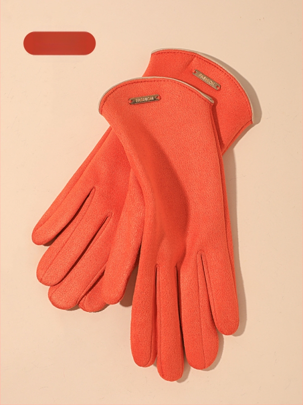 Seemisnahast kindad naistele kevad- ja sügistalvised ratsutamiskindad, puutetundliku ekraaniga, fliisvoodriga, talvised tuulekindlad jalgrattasõidukindad