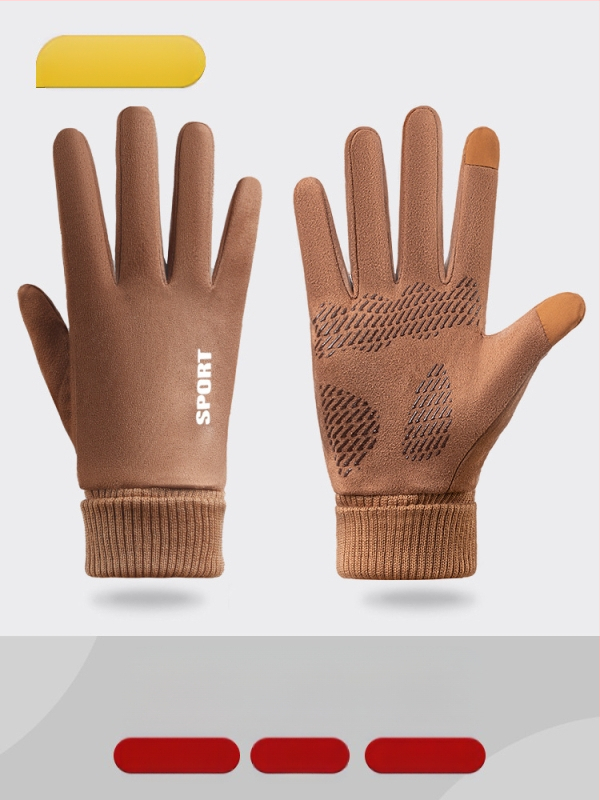 Seemisnahast kindad naistele kevad- ja sügistalvised ratsutamiskindad, puutetundliku ekraaniga, fliisvoodriga, talvised tuulekindlad jalgrattasõidukindad