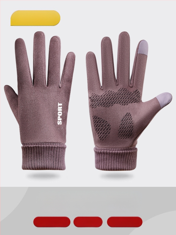 Seemisnahast kindad naistele kevad- ja sügistalvised ratsutamiskindad, puutetundliku ekraaniga, fliisvoodriga, talvised tuulekindlad jalgrattasõidukindad