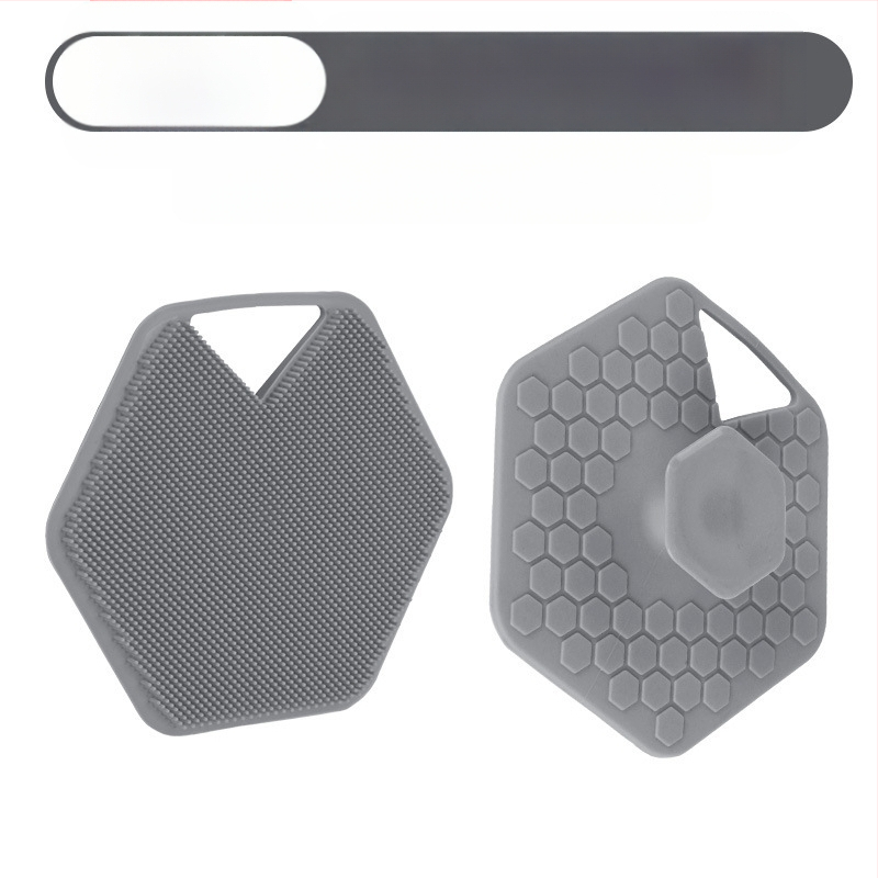 Piiriülene silikoonist pika varrega vannihari puhastus- ja massaaži jaoks, laisk vannihari, selja artefakt, vannitoa kahepoolne vannihari, hulgimüük