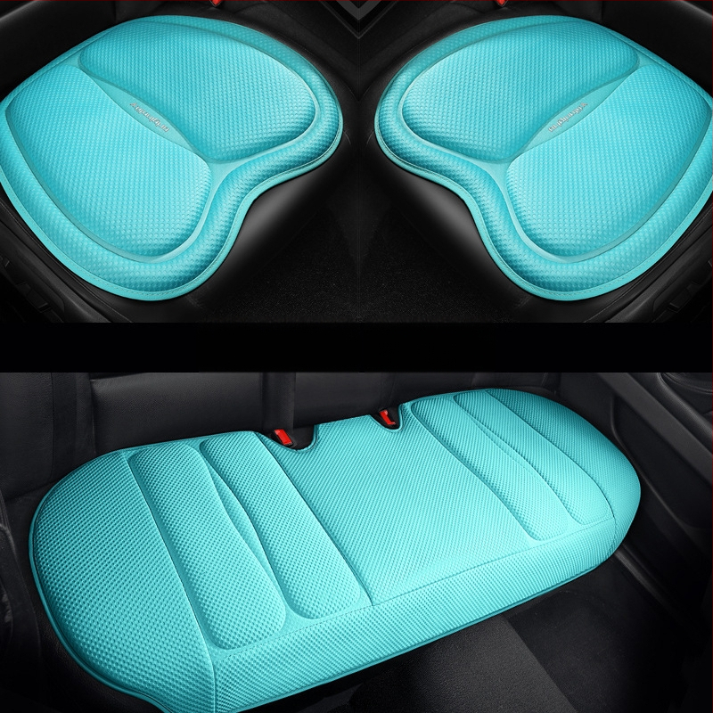 Suvine kosmosekihiline autopadi, ventileeritav ja hingav, lahe, kolmeosaline komplekt, loominguline autokaunistus, autotarbed