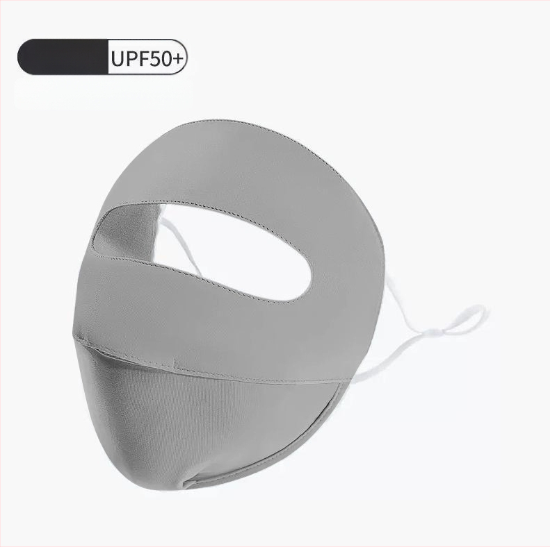 Täisnäo päikesekaitsekreem suvine UV-kaitsega naiste näole Gini päikesevari müts integreeritud kaelakaitse jääsiidist hingav mask