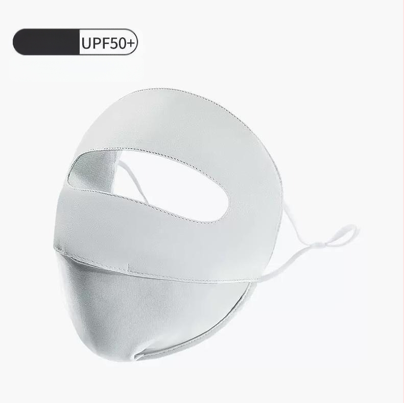 Täisnäo päikesekaitsekreem suvine UV-kaitsega naiste näole Gini päikesevari müts integreeritud kaelakaitse jääsiidist hingav mask