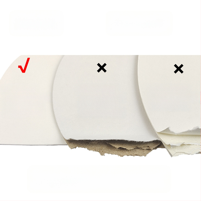 Pleegitusvärvi tühi spetsiaalne antiikne Xuani paberist lehvik, kalligraafiamaal, käsitsi valmistatud isetegemise värvilehtri materjalist paksendatud lehvik