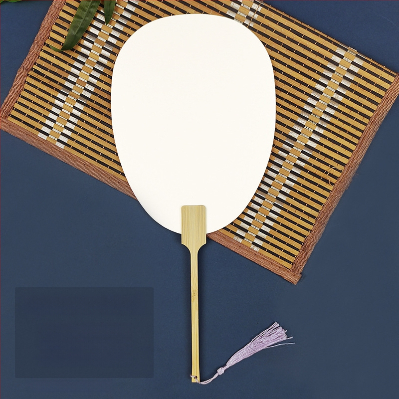 Pleegitusvärvi tühi spetsiaalne antiikne Xuani paberist lehvik, kalligraafiamaal, käsitsi valmistatud isetegemise värvilehtri materjalist paksendatud lehvik