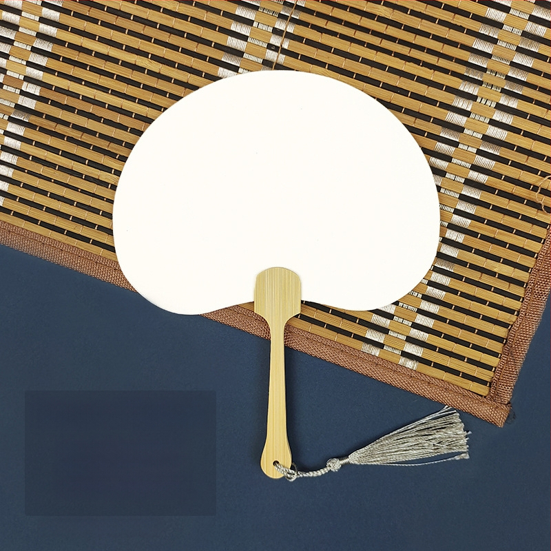 Pleegitusvärvi tühi spetsiaalne antiikne Xuani paberist lehvik, kalligraafiamaal, käsitsi valmistatud isetegemise värvilehtri materjalist paksendatud lehvik