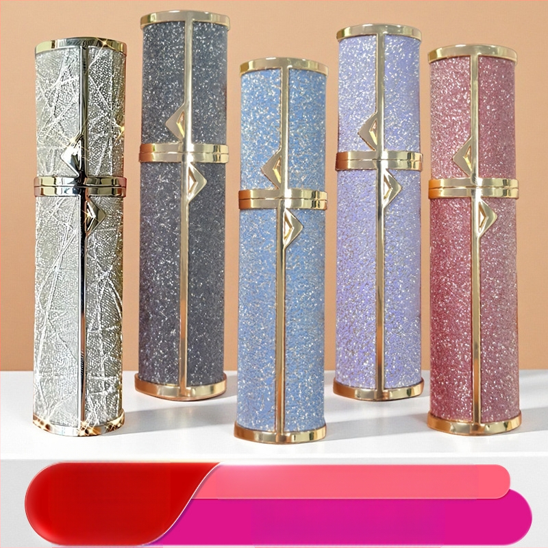 Tipptasemel kaasaskantav miniparfüümipudel, korduvtäidetav parfüümipudel, väike tühi pudel põhjaga, isepumpav pihustuspudel laos