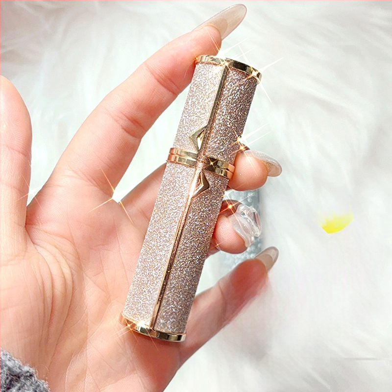 Tipptasemel kaasaskantav miniparfüümipudel, korduvtäidetav parfüümipudel, väike tühi pudel põhjaga, isepumpav pihustuspudel laos