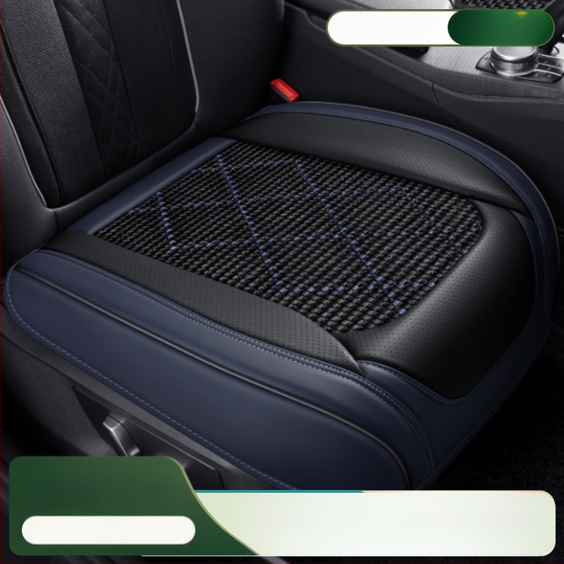 Dr. Jie automašīnas sēdekļa spilvens, universāls vasaras dzesēšanas spilvens, ledus zīda sēdekļa spilvens, Nappa ādas trīsdaļīgs komplekts, viengabalains sēdekļa spilvens