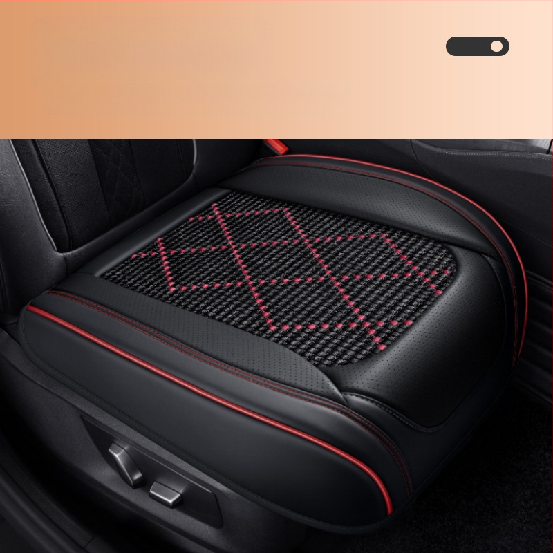 Dr. Jie automašīnas sēdekļa spilvens, universāls vasaras dzesēšanas spilvens, ledus zīda sēdekļa spilvens, Nappa ādas trīsdaļīgs komplekts, viengabalains sēdekļa spilvens