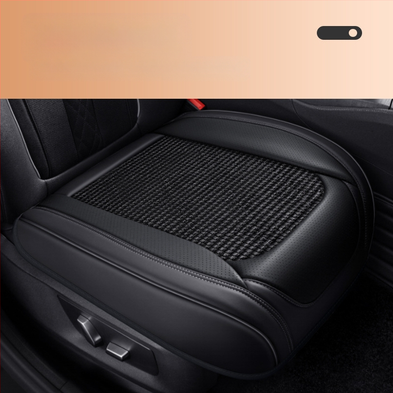 Dr. Jie automašīnas sēdekļa spilvens, universāls vasaras dzesēšanas spilvens, ledus zīda sēdekļa spilvens, Nappa ādas trīsdaļīgs komplekts, viengabalains sēdekļa spilvens