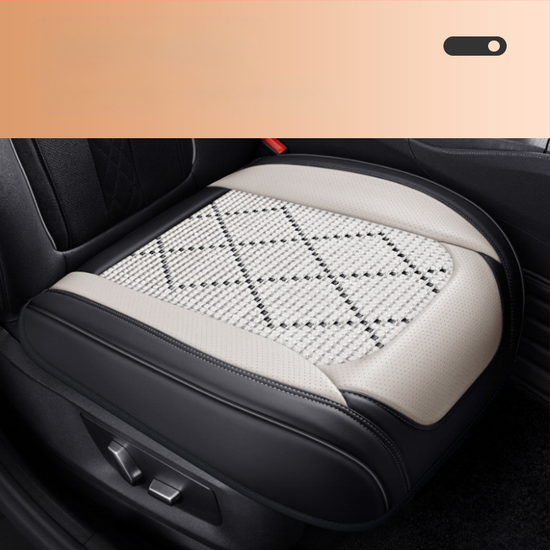 Dr. Jie automašīnas sēdekļa spilvens, universāls vasaras dzesēšanas spilvens, ledus zīda sēdekļa spilvens, Nappa ādas trīsdaļīgs komplekts, viengabalains sēdekļa spilvens