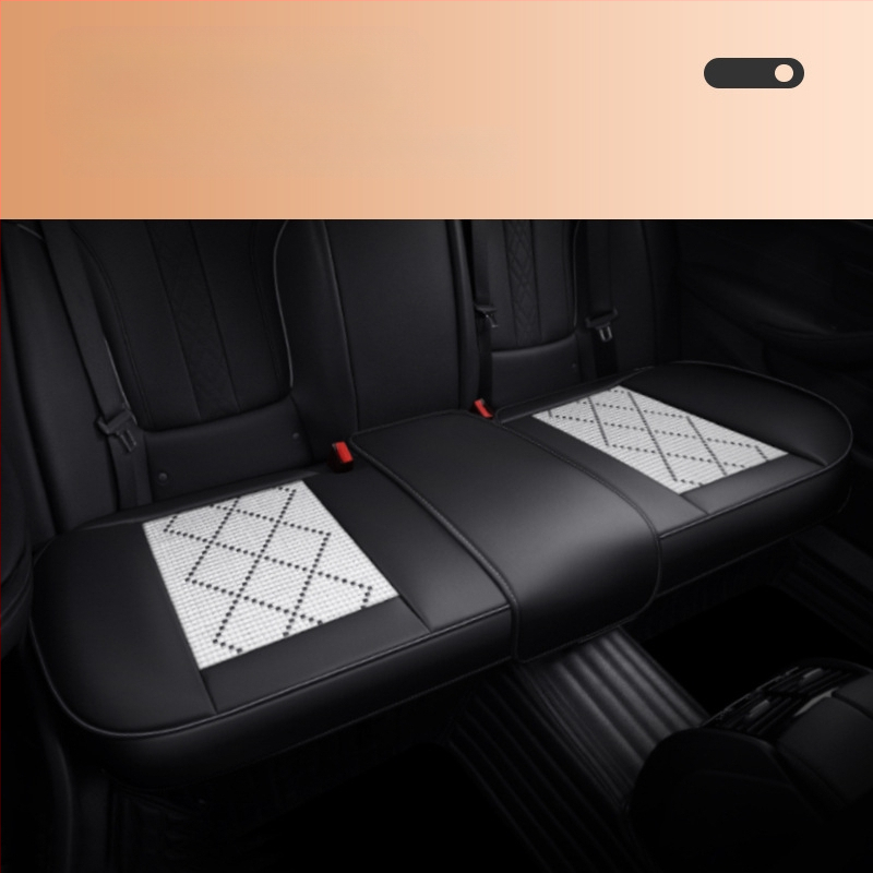 Dr. Jie automašīnas sēdekļa spilvens, universāls vasaras dzesēšanas spilvens, ledus zīda sēdekļa spilvens, Nappa ādas trīsdaļīgs komplekts, viengabalains sēdekļa spilvens